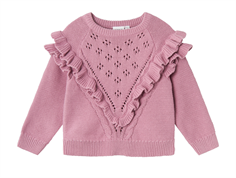 Name It mauve orchid pullover knit sweater